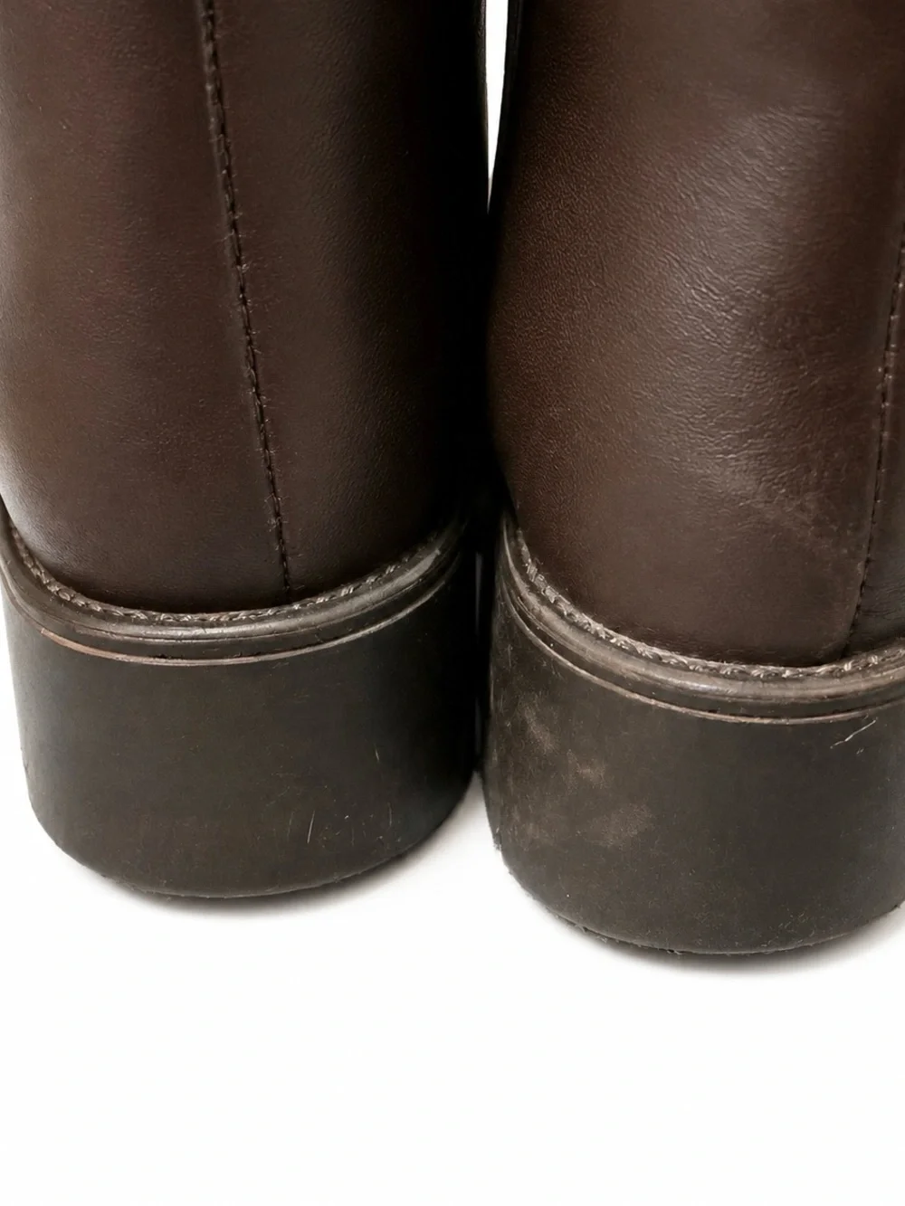 RARE!!  L.L. Bean Women’s Brown Shearling Tall Fold-Over Pull-on Boots Size 10